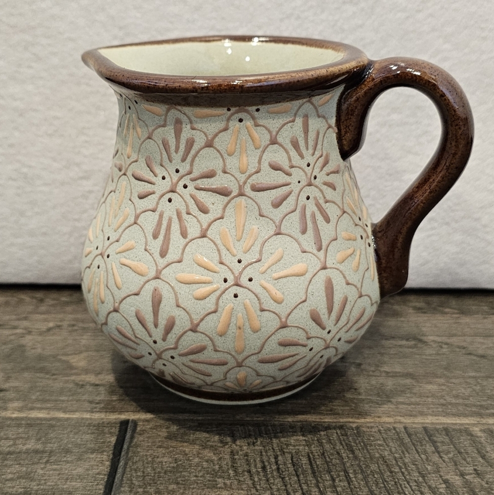 Vintage & Rare Casher Mexico Art Pottery with Lattice Design